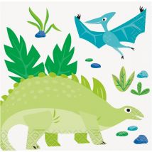 16 Petites Serviettes Dino - Annikids