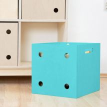 Boîte De Rangement Dice Turquoise 4 - Benlemi