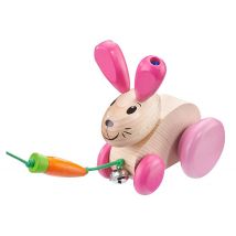 Hanna Hoppel Lapin En Bois À Tirer - Selecta