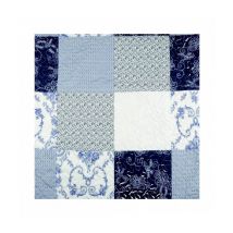 Tissu Boutis Grande Largeur Bleu Bleu Vendu Au Mètre - Distrifil
