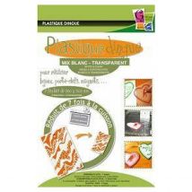 Plastique Dingue Pochette 7 Feuilles Mix Blanc/transparent - Graine Creative