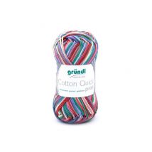 Fil De Coton À Tricoter Cotton Quick Print - Ppsc - Gründl 188 Multicolore