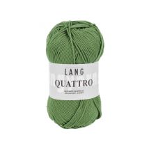 Fil À Tricoter 100% Coton Quattro - Lang Yarns 117 Vert