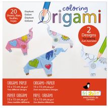 Coloring Origami - Eléphant - Fridolin