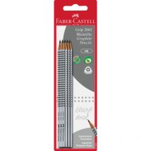 Lot De 6 Crayons Graphite Grip 2001 Faber-castell Hb - Faber Castell