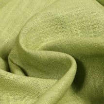 Tissu Ramie Lin Unii Vert Olive - Au Mètre - Craftine