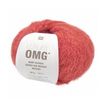 Fil Exceptionnel À Tricoter Luxury Omg - Rico Design 03 Rouge