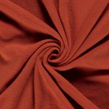 Tissu Polaire Uni Terracotta - Craftine