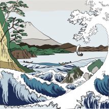 Enjoy Art - Peinture Par Numéros 30x30cm Le Mont Fuji - Enjoy Art