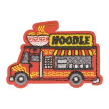 Ecusson Thermocollant Food Truck Nouilles 4,5cm X 3,5cm - MyMercerie