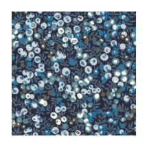 Tissu Coton Liberty Wiltshire Wiltshire Bleu Vendu Au Mètre - Liberty Fabric