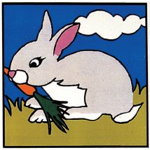 Kit Canevas Soudan Enfant Lapin - Margot