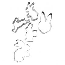Set De 5 Emporte-pièces En Forme De Lapin De Pâques Zenker Pâques