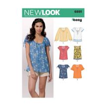 Patron New Look 6891 Tee-shirt Taille N°fr 38-50 - NewLook