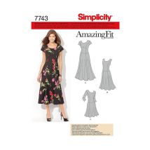 Patron Simplicity 1537 Robe Taille N°(48, 50, 52, 54, 56)