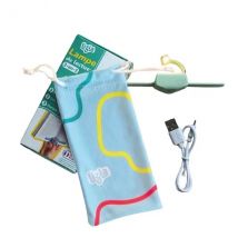 Pack Essentiel : Lampe Verte + Câble + Pochette Microfibre - Lizia