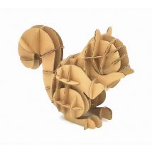 Maquette En Carton À Assembler Ecureuil 13,5 Cm - Megacrea DIY