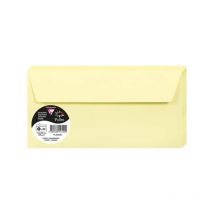 Enveloppes - Format Dl - 110x220mm - Canari - 20 Unités - Clairefontaine