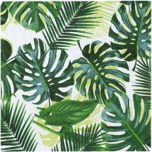 20 Petites Serviettes Tropique Jungle - TALKING TABLES