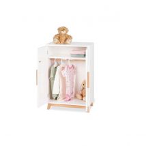 Armoire De Poupée Marit Avec 4 Accessoires En Mdf Et Hêtre - Pinolino