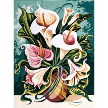 Canevas Antique Douceur Rose 40x50cm - SEG