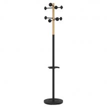 Accueil Porte-manteau Bois Hêtre/noir - Unilux