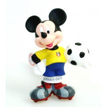 Figurine Mickey Footballeur Brésilien - Bullyland