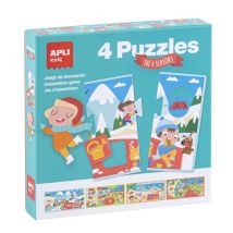 Puzzles Les Saisons 4 Pièces - Apli