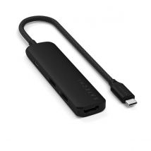 Satechi Hub Usb-c Slim Multiport 4-in-1 4k Power Delivery 100w Noir