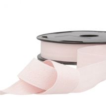 Bobine 50m Sergé Coton Rose Saumon - My mercerie