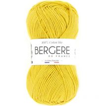 Pelote De Laine - Safran - 100% Coton Bio - 3mm - Tricot Et Crochet - Bergère De France - Bergere de France