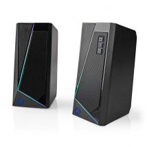 Nedis Haut-parleur Gaming 2.0 Usb Avec Éclairage Led Noir - NEDIS