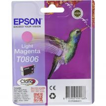 Cartouche Jet D'Encre Originale T0806 Magenta Clair Epson - Epson