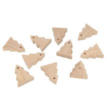 Guirlande 10 Sapins En Bois 5 Cm - Artemio