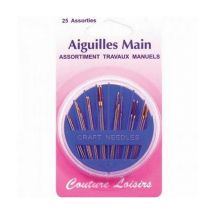 Boite D'Aiguilles Main Assorties X 25 Bleu - Distrifil