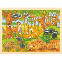 Puzzle Bébés Animaux De La Forêt - Goki