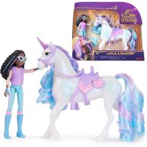 Unicorn Academy Licorne Glacier Et Poupée Mannequin Layla - Spin Master