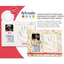 Kit Cadre Et Empreinte - 28x23.5x1.2 Cm - Plâtre - Artemio