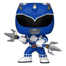 Power Rangers 30th - Figurine Pop! Blue Ranger 9 Cm - Funko