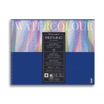 Papier Aquarelle Spirale 32x41 300g 12 F. Grain Fin - Fabriano