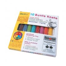 Pate À Modeler 10 Couleurs 150 G - Ecodis