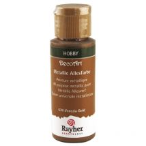 Peinture Acrylique Premium Doré Vénitien Métallique 59 Ml - DecoArt