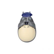 Mon Voisin Totoro - Figurine Culbuto Big Totoro With Leaf 7 Cm - Semic