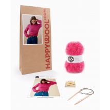 Kit Tricot Pull Facile Femme Framboise Fushia Pink 38/40 - Pingouin