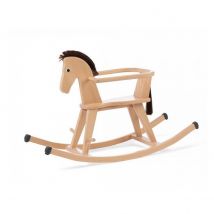 Cheval A Bascule Halla Arceau De Protection Amovible Couleur Naturel - Geuther