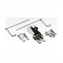 Pied Transporteur Avec 3 Semelles Interchangeables Et Guide N°50 Pour Machine Mécanique - Bernina Gris