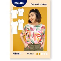 Patron Robe/blouse - Minuit- Taille 34 À 48 - Majam