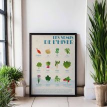 Poster Les Semis D'Hiver - Dr. Jonquille & Mr. Ail