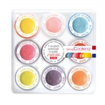 9 Mini Colorants Artificiels En Poudre - Scrapcooking