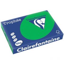 Ramette De Papier - A4 - Vert Billard - 120g - Impression - 250 Feuilles - Clairefontaine Trophée